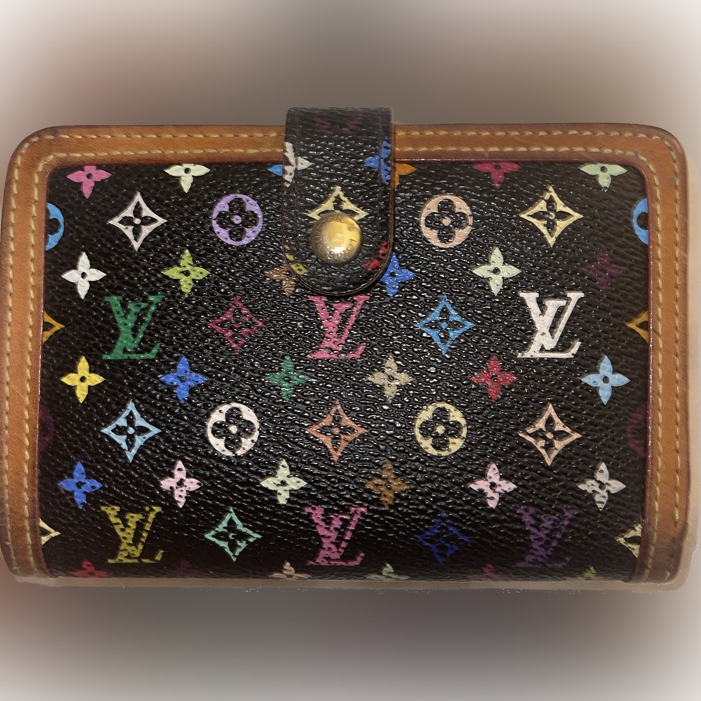Louis Vuitton black multicolor